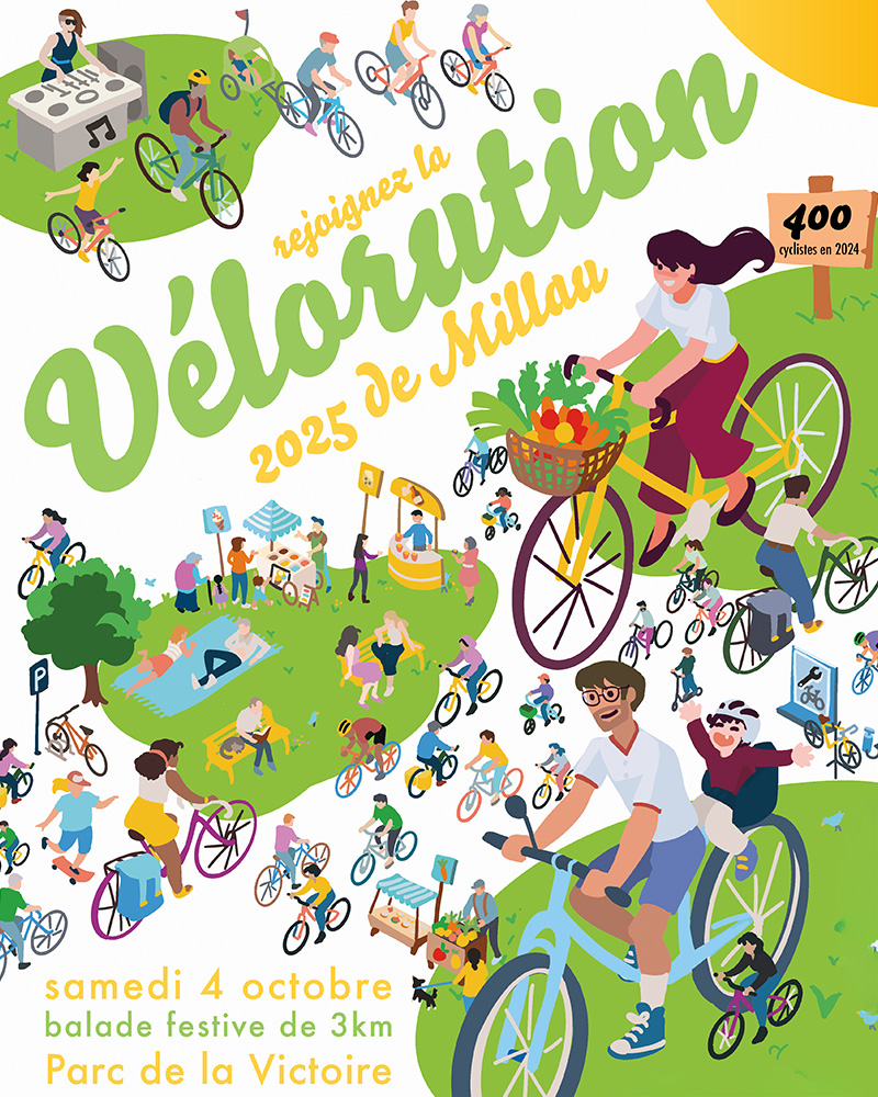 Vélorution 2025 de Millau
