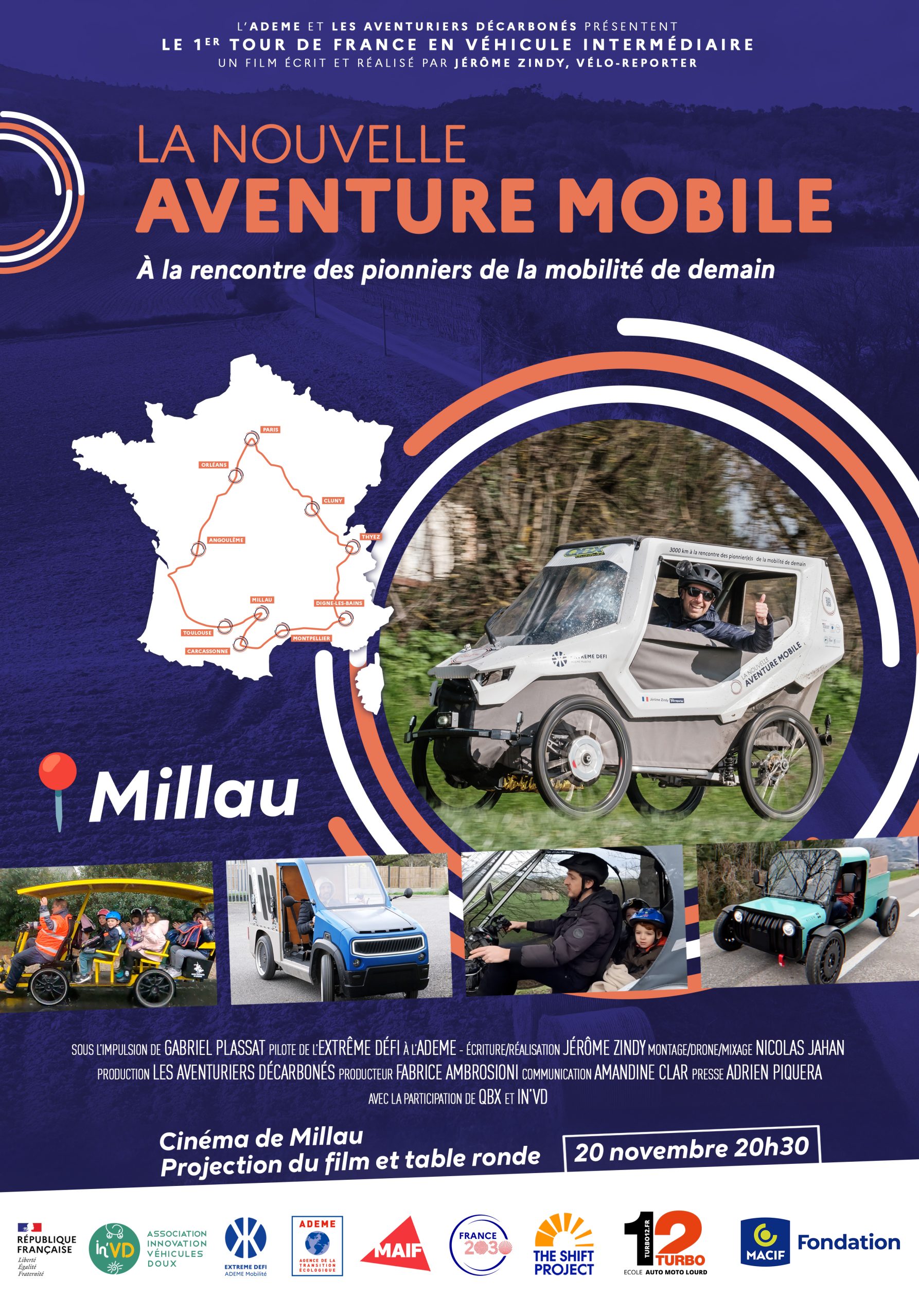 Projection à Millau