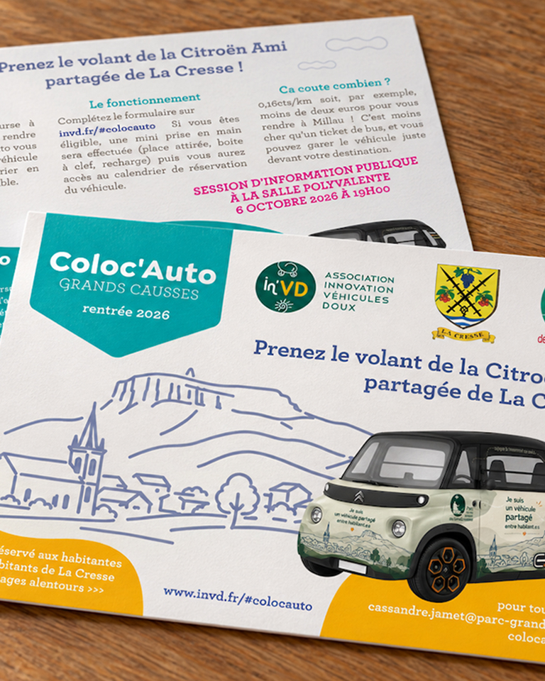 Partageons un véhicule avec Coloc&rsquo;Auto à La Cresse (Aveyron) !